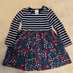 Hanna Andersson holiday woodland dress 3T
